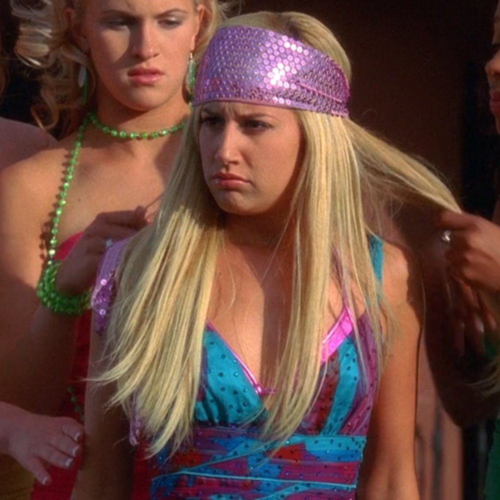 Blue Silk Tank Camisole ASO Sharpay Evans in High School Musical 2 - Picture 9 of 10